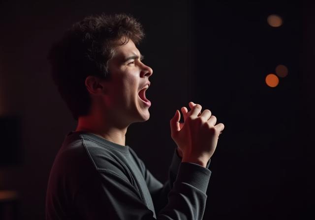 Image illustrant le coaching d'échauffement vocal